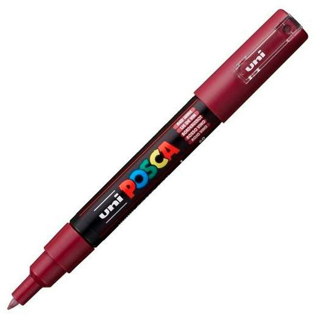 Tusj POSCA PC-1M Rød Burgunder (6 enheter)